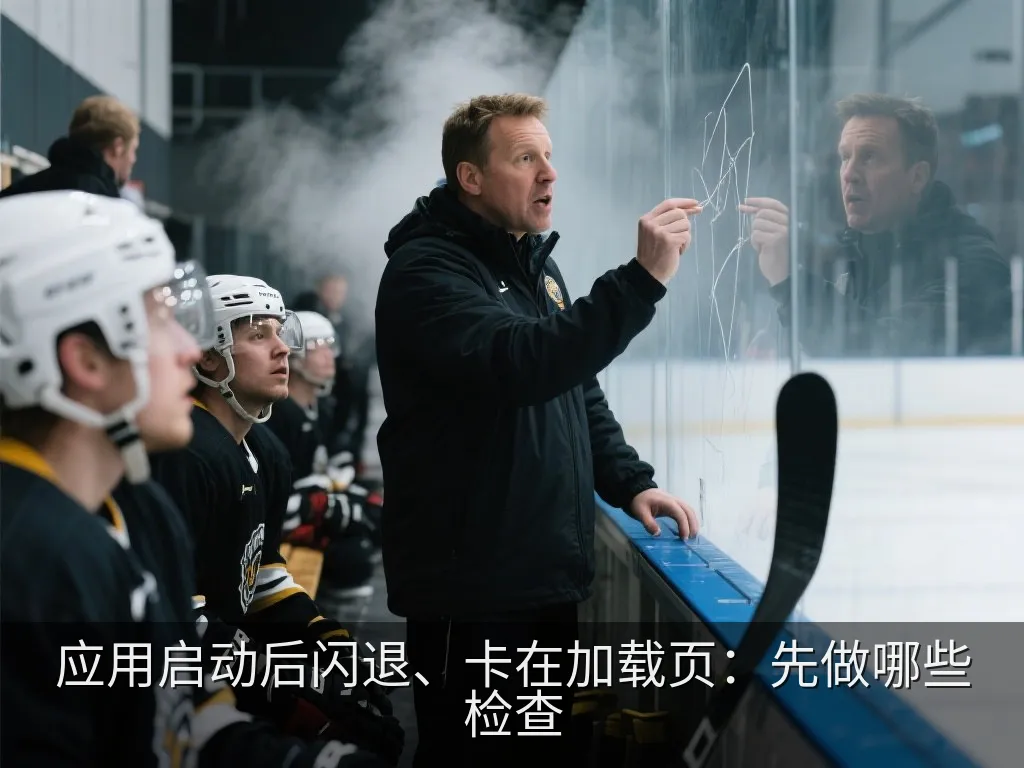 应用启动后闪退、卡在加载页：先做哪些检查