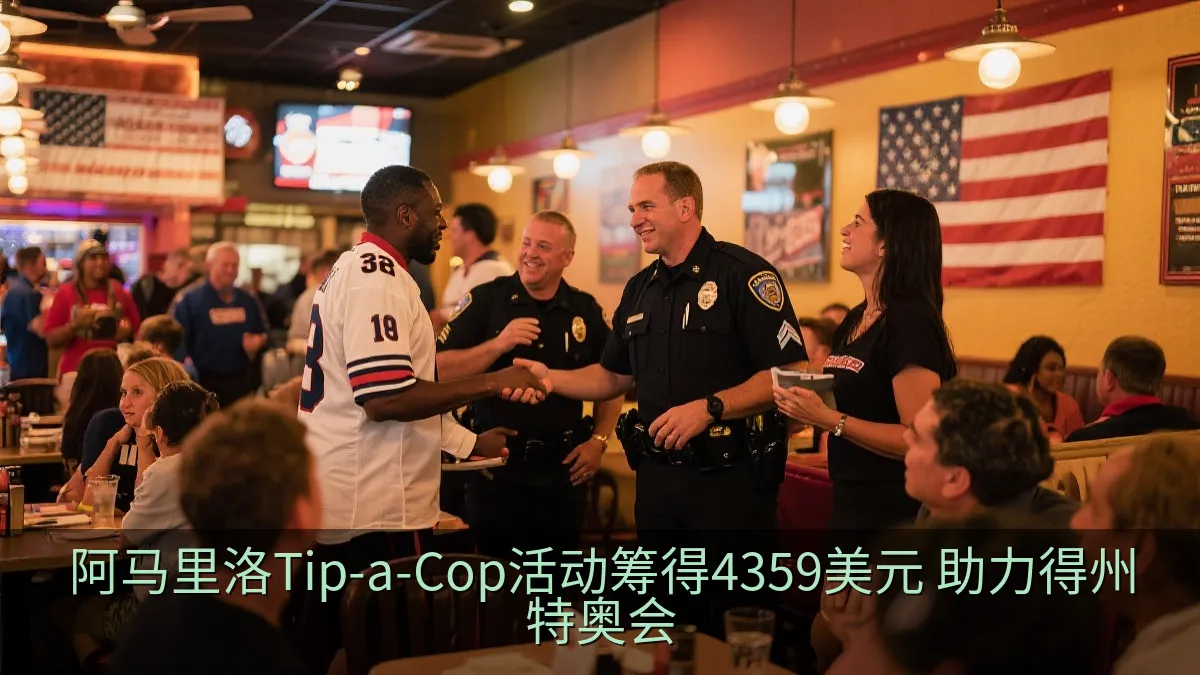 阿马里洛Tip-a-Cop活动筹得4359美元 助力得州特奥会