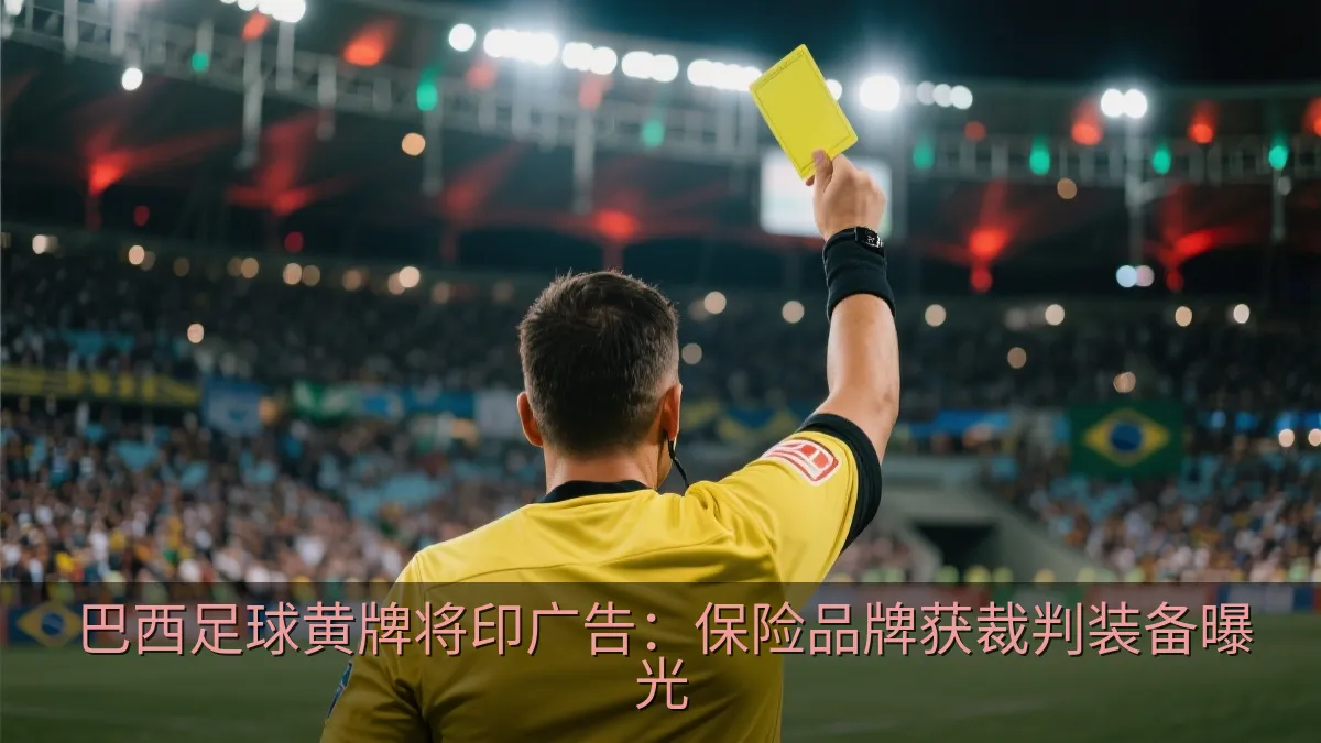 巴西足球黄牌将印广告：保险品牌获裁判装备曝光