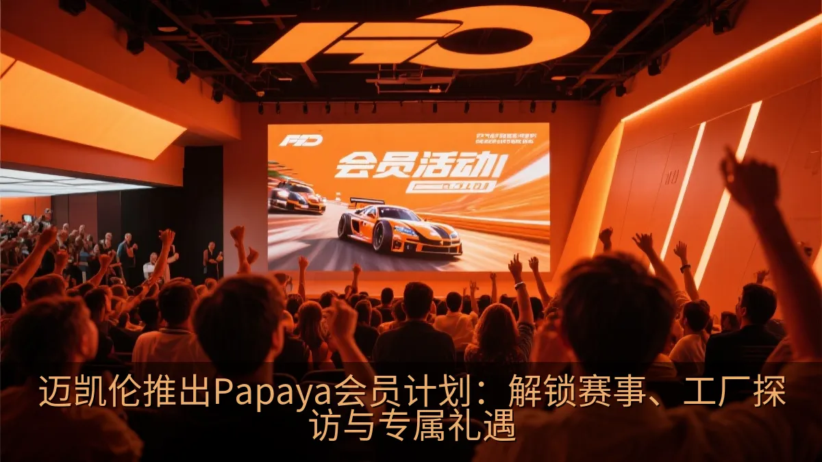 迈凯伦推出Papaya会员计划：解锁赛事、工厂探访与专属礼遇