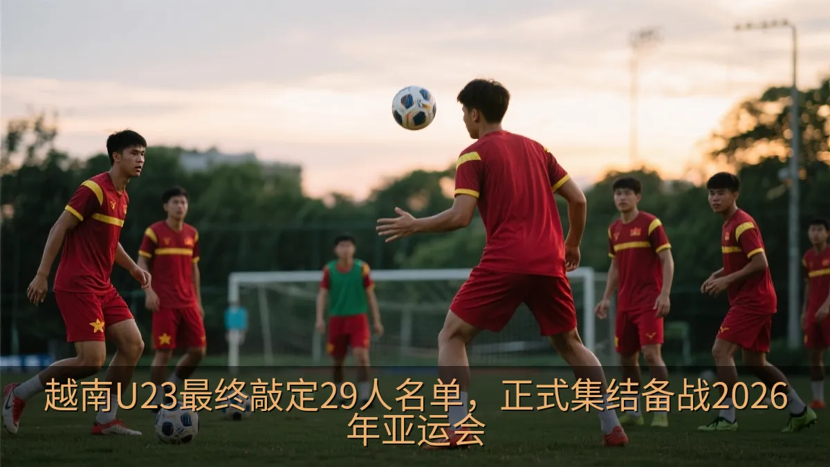 越南U23最终敲定29人名单，正式集结备战2026年亚运会